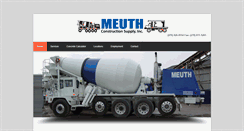 Desktop Screenshot of meuthconcrete.com